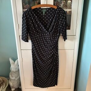 Lauren Ralph Lauren sz 4 Black Dress euc